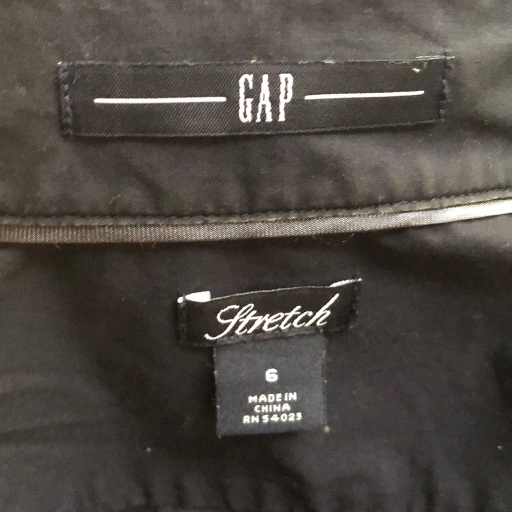 Gap Classic Dark Navy Button Down Cotton Shirt - image 5